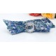 Montre chouette hibou argent bracelet tissu