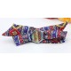 Montre ethnique argent bracelet tissu
