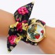 Montre femme bracelet tissu