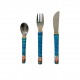 On craque pour ce petit ensemble de 3 couverts et son assiette petits poisson-clown