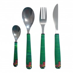 Le Set de 4 grands couverts tracteur 