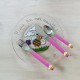 Original coffret assiette et 3 couverts abeilles - Mes Jolis Couverts