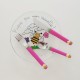 Original coffret assiette et 3 couverts abeilles - Mes Jolis Couverts
